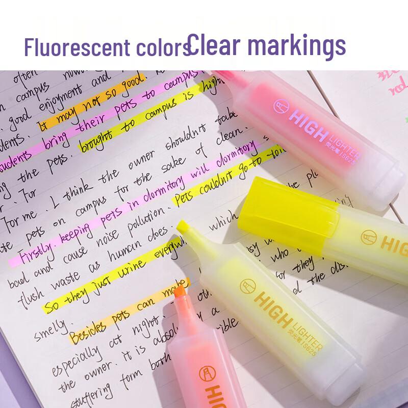 Deli 6-Color Highlighter Set
