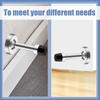 4pcs Stainless Steel Self Adhesive Door Stoppers Rubber Tip Wall Protector Door Catch Door Stop for Home Office
