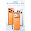Odpinany Metalowy Tył Błyskawicznie Zmień 17 Etui Dla iPhone 16 15 14 13 Pro Max Uczucie Gołego Telefonu Osłona Obiektywu Matowa Osłona Ochronna