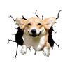 Animal Car Stickers Waterproof PVC Auto Scratch Occlude 3D Simulation Electrostatic Decal Car Window Home Decoration