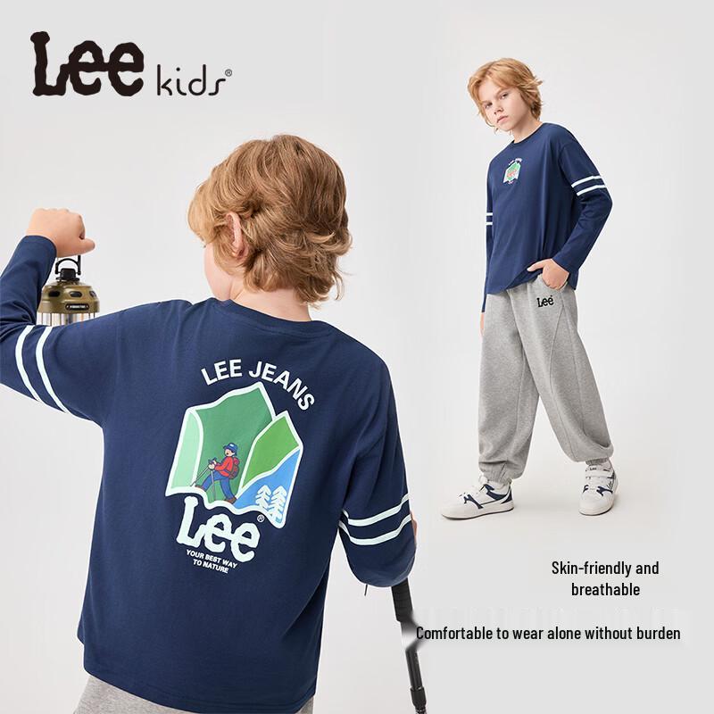 Leekids Kids' Cotton Anti-Bacterial Long-Sleeve T-Shirt