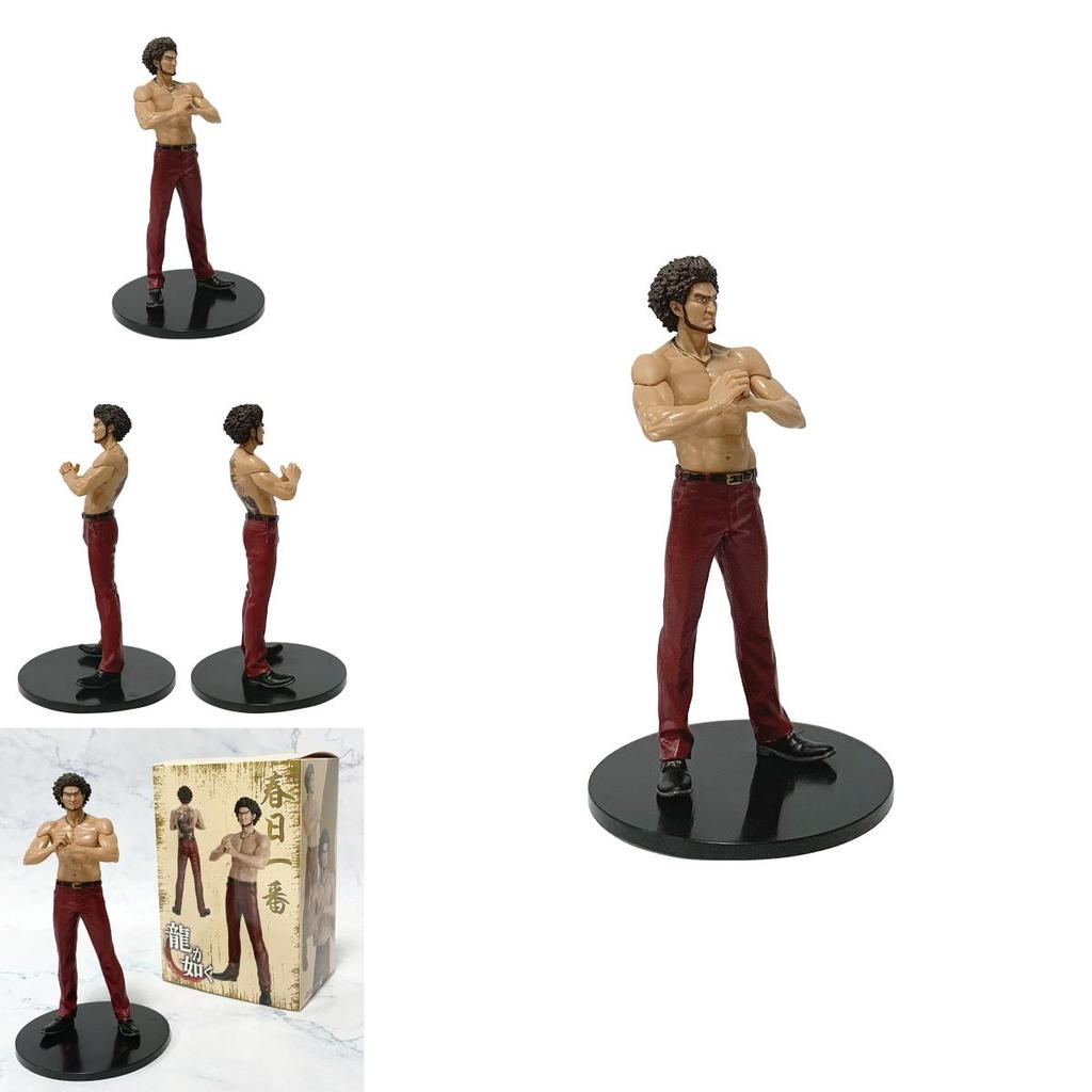 Like A Dragon Kasuga Ichiban Pvc Model Ornament With Display Stand For Collectors And Gaming Fans