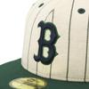 [New Era] Czapka 59FIFTY Oatmeal BOS Oatmeal 7 14 5950 BOSRED OATMEAL HEATHER DGRN