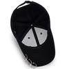 Trendy Sun Hat for Women Baseball Hat with A Ring Embroidered M Letter and Iron Ring for Men
