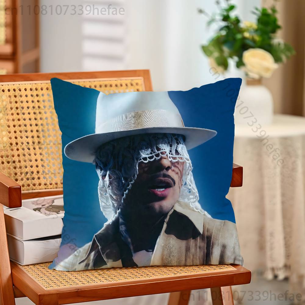 

RRauw Alejandro Rapper Pillow Cases for Bedroom Living Room Sofa Home Decor Polyester Cushion Cover with Zipper 30x30cm
