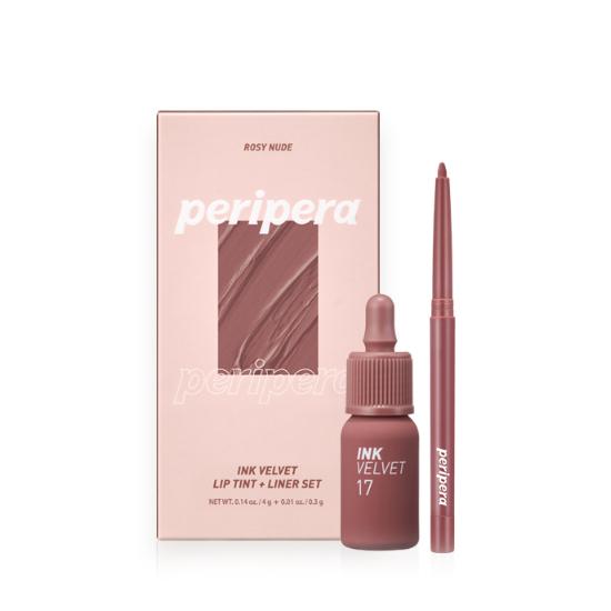 

PERIPERA Ink The Velvet + Lipliner Set 2 шт. P000DYGS - 01 Rosy Nude