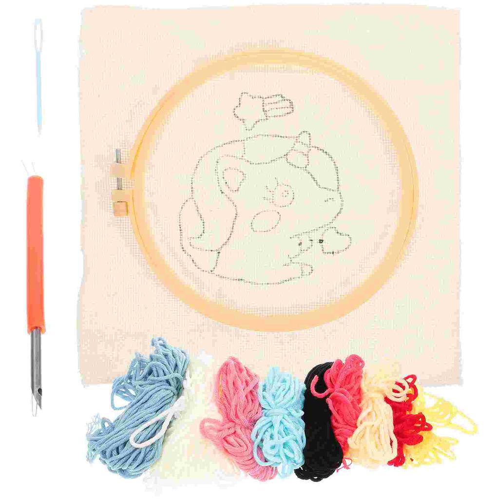 1 set of Embroidery Kit for Beginners Embroidery Hoops Embroidery Accessories
