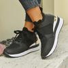 Fashion Women Vulcanized Casual Platform Ladies Sneaker Tennis Female Zapatos De Muje Sneakers Women 2025 Lace-Up Wedge Sport Shoes