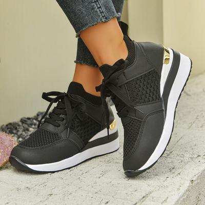 Mode Damen Vulkanisierte Lässige Plateau Damen Sneaker Tennis Weiblich Zapatos De Muje Sneakers Damen 2025 Schnürkeil Sportschuhe