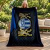 FC Zurich Blanket Flannel Blanket Soft Cozy Plush Throw for Sofa Bed Lightweight Home Decoration Gifts for Christmas Various Holidays