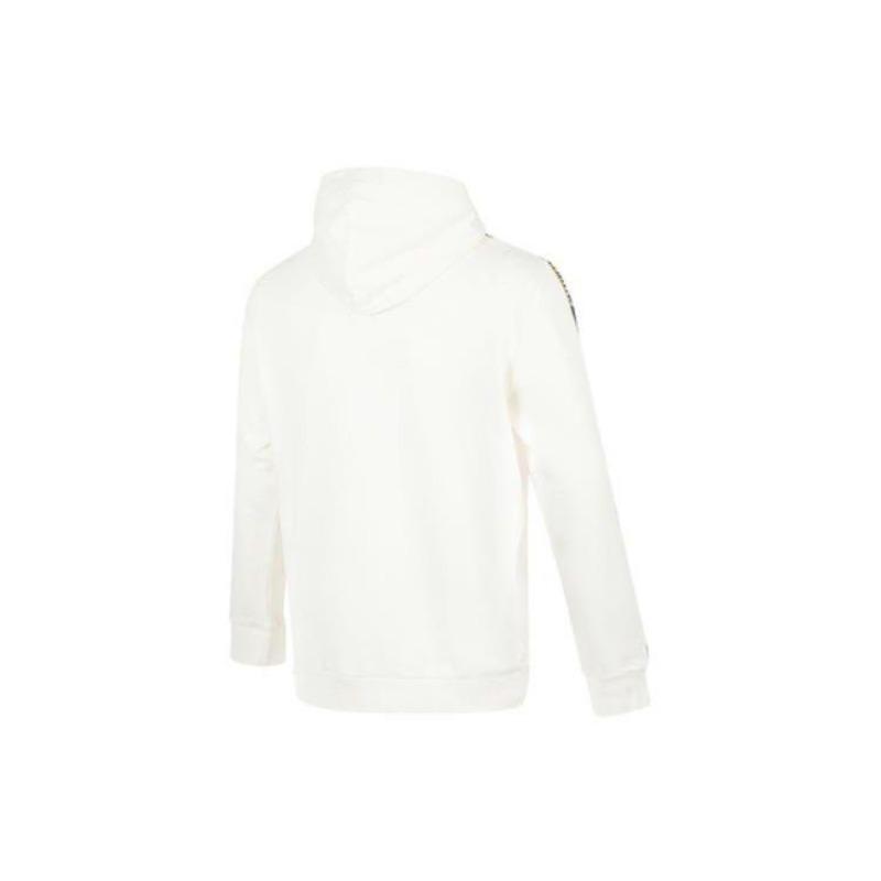 Puma Solid Stripe Letter Logo Print Zip Hoodie Jacket Unisex Outerwear White 539532-93