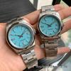 Oyster Perpetual Waterproof Stainless Steel Automatic Watch for Men and Women with Large Dial