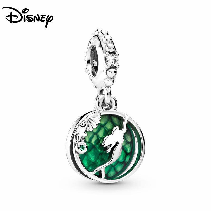 925 Silver Mermaid Series Boutique Charms Pendant Fit For Necklace Original Bracelet DIY Festival Women's Party Gifts