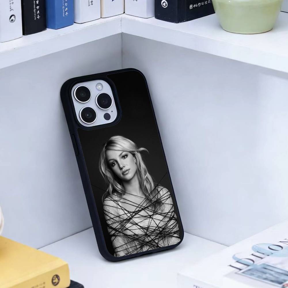 

J-Singer B-Britney Spears Phone Case For iPhone 17,16,15,14,13,Pro,Max,Plus,Magnetic For Magsafe Wireless Charging iPhone11