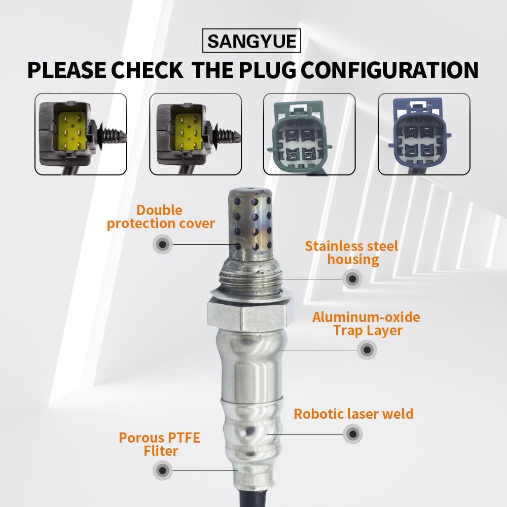 Air Fuel Ratio Oxygen sensor for Nissan Maxima 2004-2007 3.5L Nissan Quest 2004-2009 3.5L Upstream + Downstream 4PCS