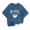 Summer Boys T-shirt  Casual Funny Energy=Milk+Coffee Print Men Cool Loose O-neck Tops For Baby Kids Short Sleeve Male Tees
