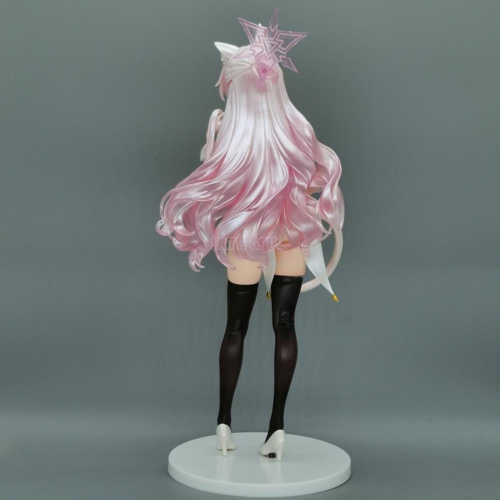 Clear Crystal Blue Archive Girl Toy Anime PVC Figure Toy Adult Collectible Model Doll