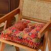 Boho Moroccan Floor Cushion, Thick Soft Square Seat Pillow, Comfortable Meditation Mat for Tatami, Living Room & Home Decor