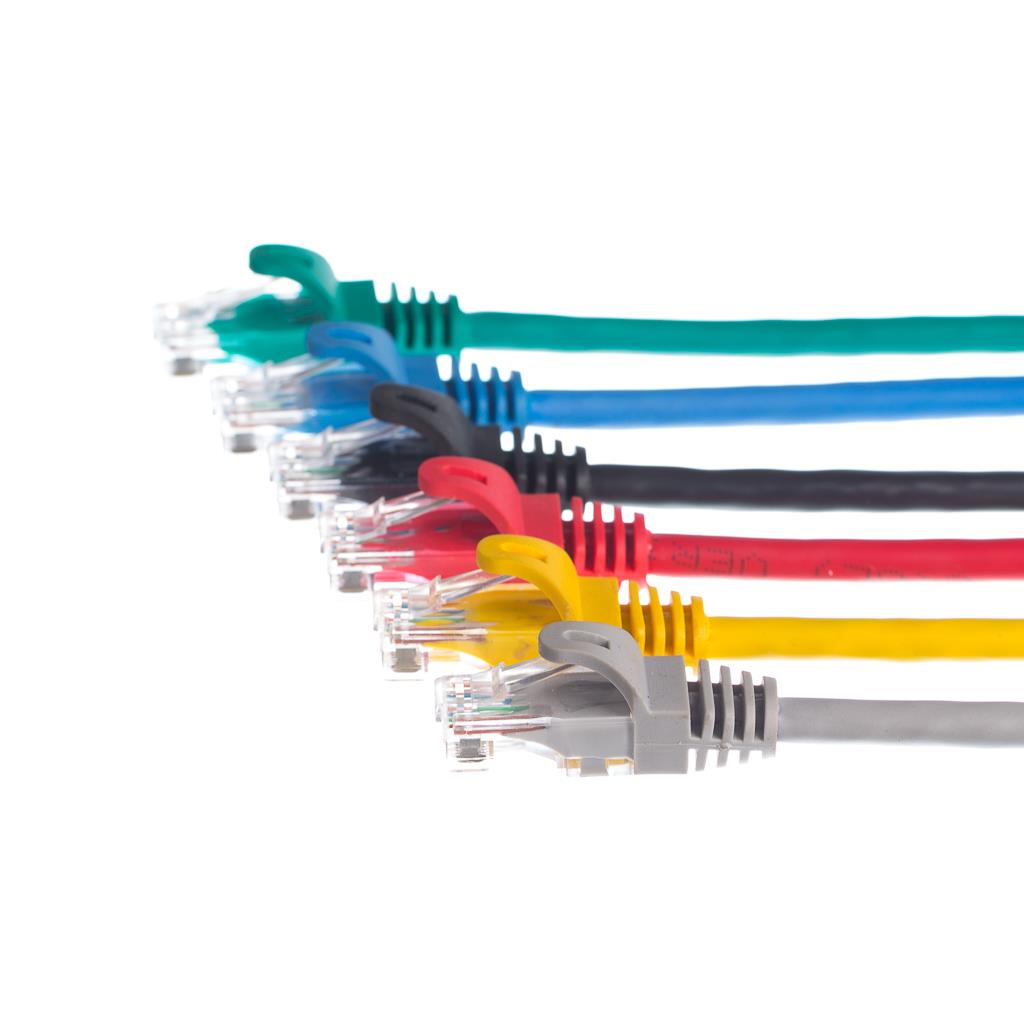 Patchcord RJ45, Netrack osłonka zalewana, kat. 5e UTP, 1,5m zielony