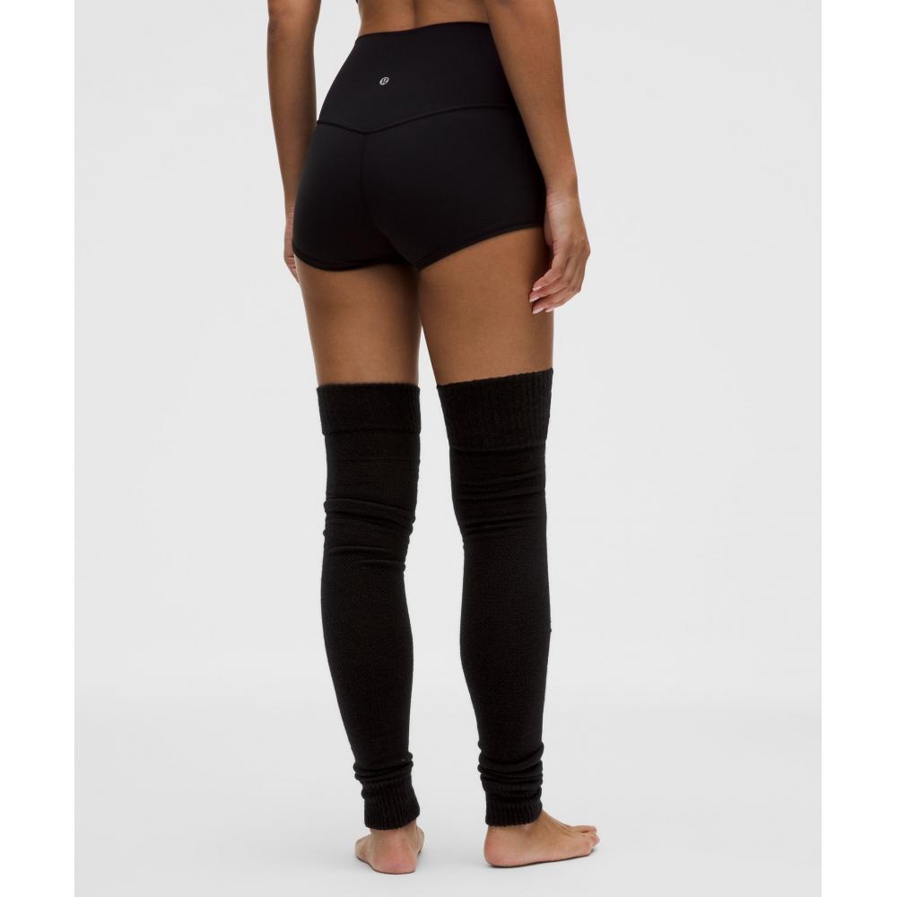 Lululemon THigh High Wool Blend Leg Warmers Black