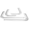 4pcs Car Interior Door Decor Strip Trim Fit for Land Rover Range Rover Sport 2014 2018