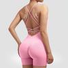 Vest Style Yoga Suit Jumpsuit Sexy Hip Hugging One-Piece New Sports Jumpsuit For Women