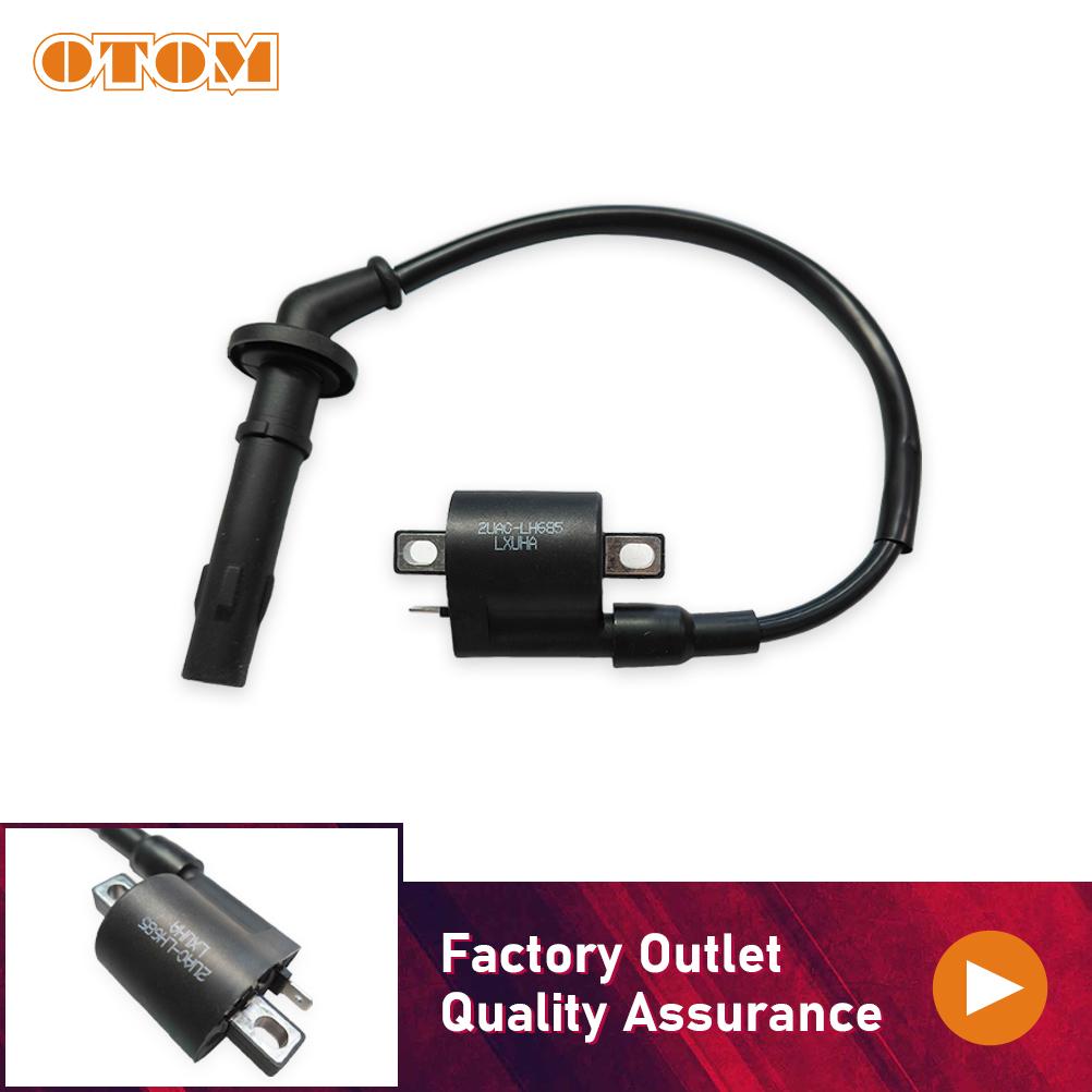 OTOM Motorcycle YBS300 Engine Parts Ignition Coil For LONCIN KEWS FXMOTO AVANTIS ENDURO AJ1 BSE Motocross High Pressure Coil Cap