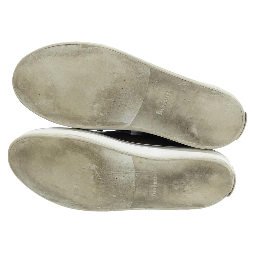 berluti Playtime Leather Sneakers, Men's, Brown, Size 9 shoes 9 BrownUsed