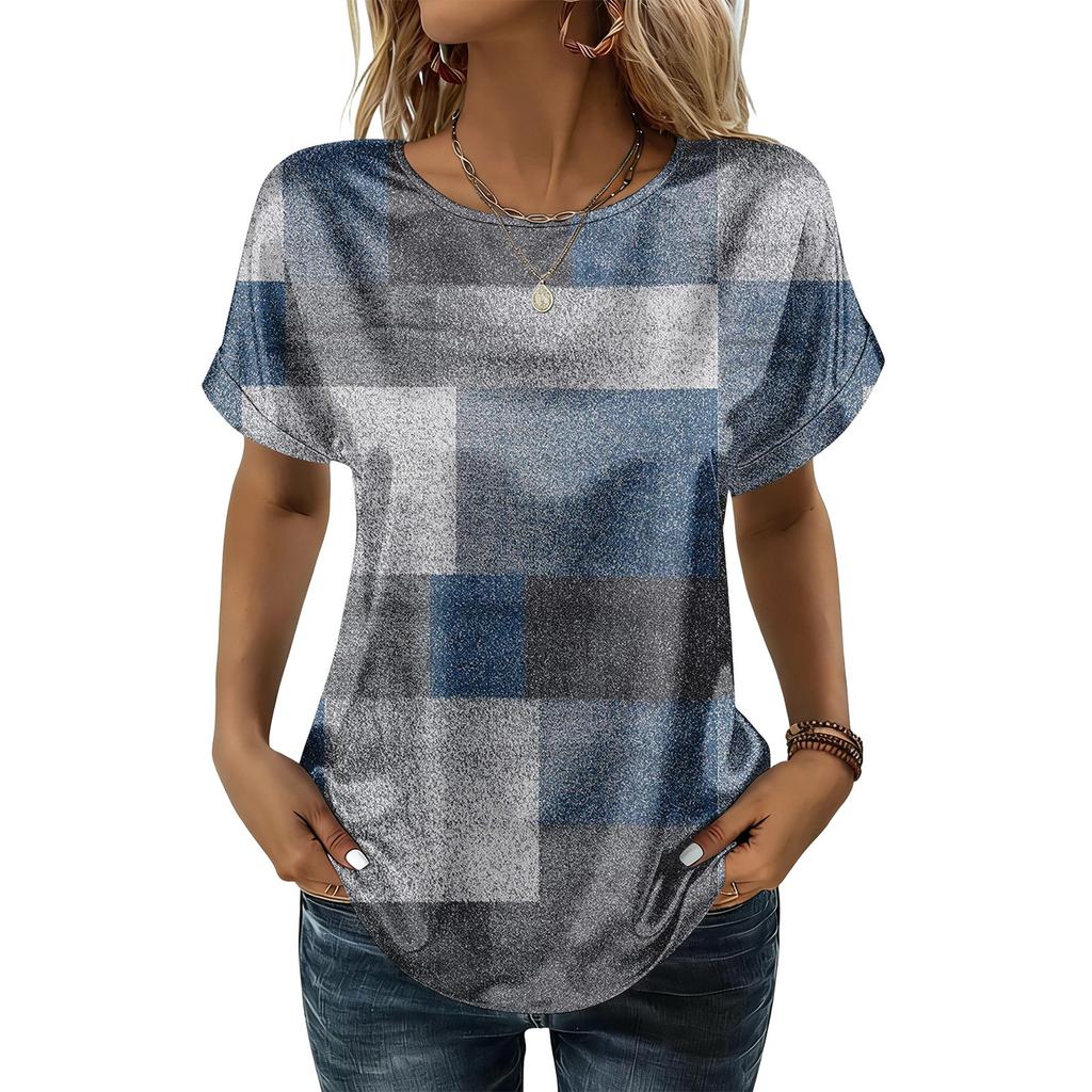 Women's Fashionable Casual Vintage Printed Top