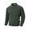 Solid Color Versatile Autumn and Winter New Slim Long-sleeved Stand-up Collar Personalized Casual Sweatshirt for Men