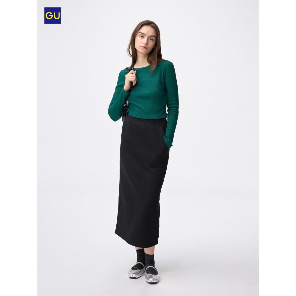 Uniqlo Gu Heavy Weight Sweat Narrow Skirt