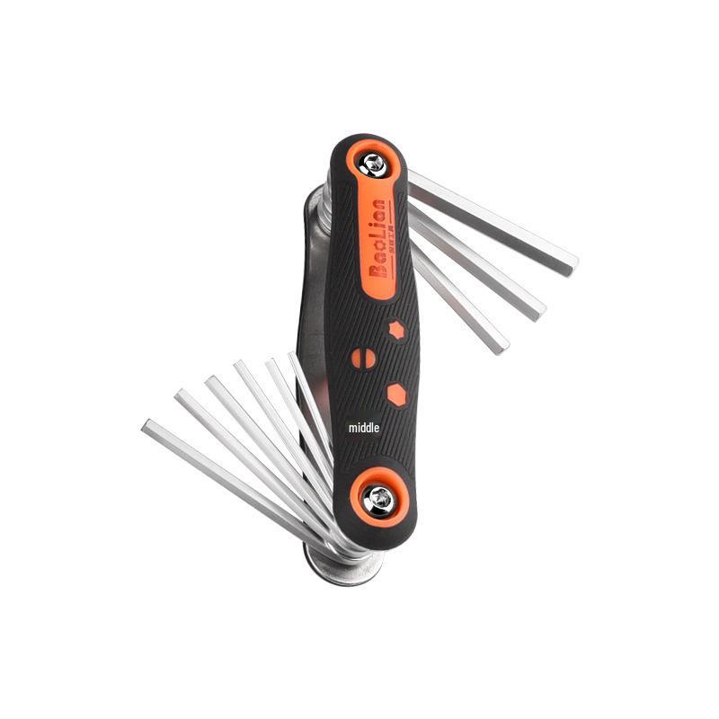 Folding Universal Hex & Torx Key Tool Set - Metric & Imperial