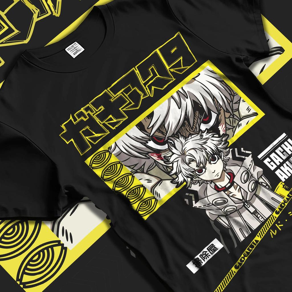 Gachiakuta T-Shirt, japanisches Manga-Anime-Shirt, alle Größen, Baumwolle, Herren, Oversized, Hip-Hop-Streetwear, hochwertige Herrenbekleidung, Kurzarm
