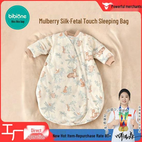 Grade A Pure Cotton Anti-Startle Swaddle Sack for Newborns by Anyang