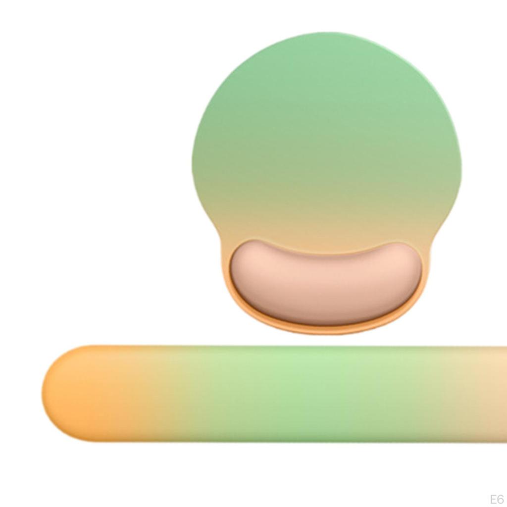 Alfombrilla de Ratón con Soporte para Muñeca Cojín para Gaming Esterilla Ergonómica de Apoyo para Teclado para Oficina Hogar