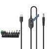 USB C to DC Power Cable 140W Type C to 5V 9V 12V 15V 20V 28V Adjustable Voltage Adapter Connector Cable for Laptop Routers