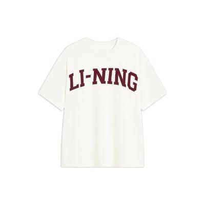 Weekend Youth American Vintage Round Neck Casual Sports Loose Summer Short Sleeve T-Shirt Unisex Tops Off-White AHSU653-1
