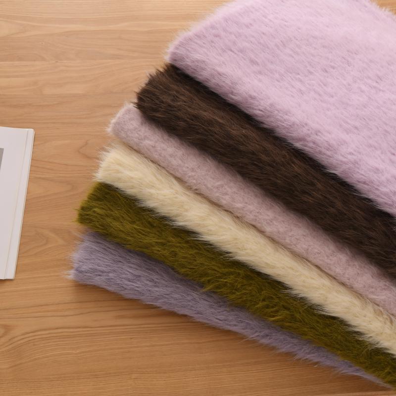50*160cm Warm Plush Thicken Encryption Fabric 3cm Mohair Fabric DIY Coat Pillow Blanket Plush Toy Clothing Background Display