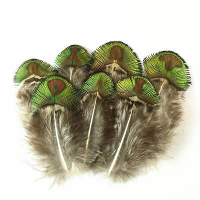 Natural Gold Peacock Feather 3-7CM 1-3inch Pheasant Feathers for Crafts Feathers for Jewelry Making Carnaval Assesoires Plumas