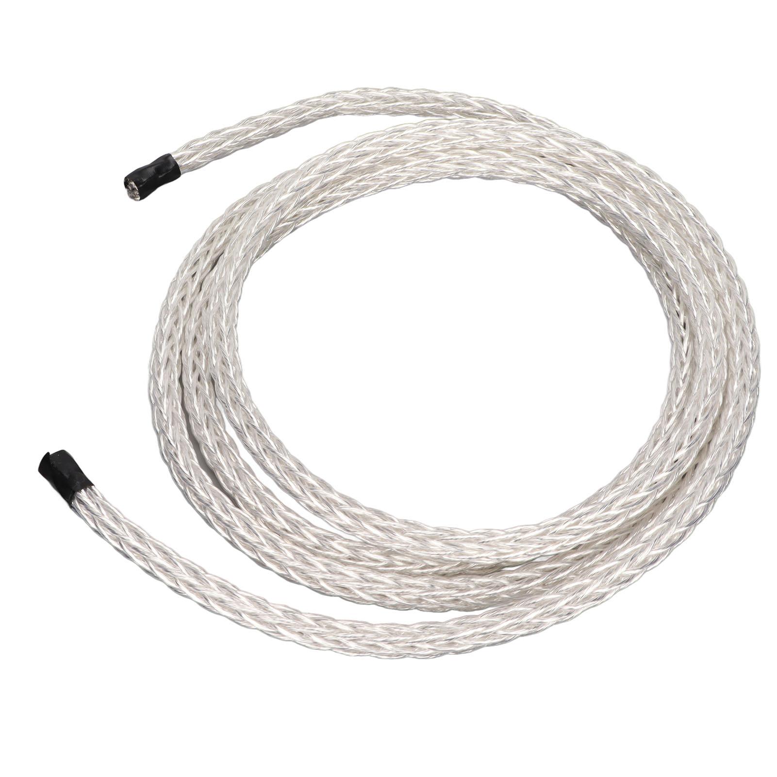 

8AG XLR Cable 16 Core OCC Copper Silver Plated XLR Cord for Speaker Amplifier CD 2m 6.6ft