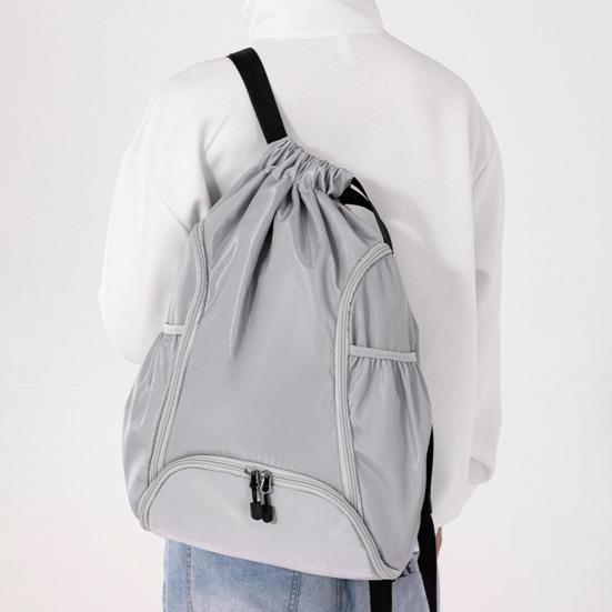 Plecak Piłkarski Plecak na Siłownię z Komorą na Piłkę lub Buty Sznurkowy Plecak do Koszykówki na Siatkówkę Piłkę Nożną Męski Damski