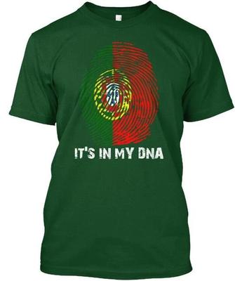 Impronte Digitali Portoghesi È Nel Mio DNA T-shirt Made in USA Taglia dalla S alla 5XL