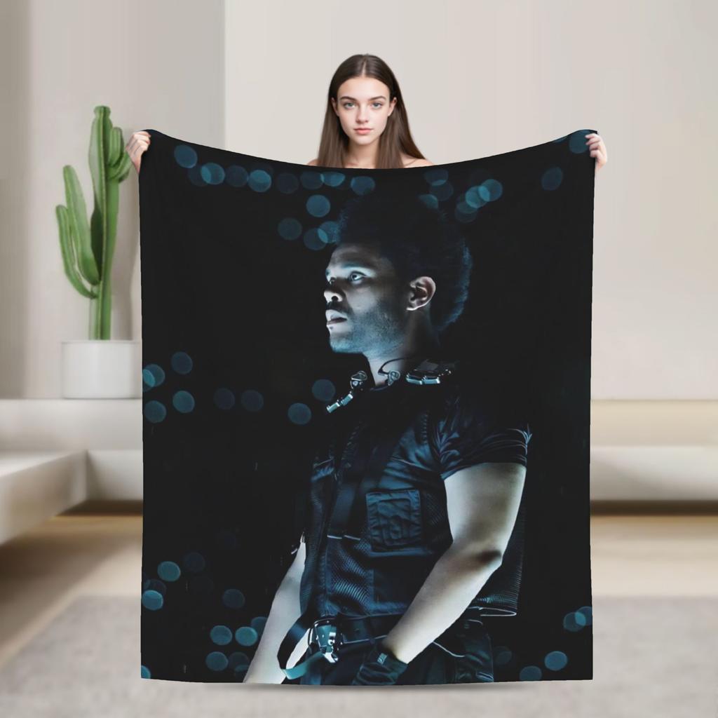 The Weeknds Super Soft Blankets Boy Girl Plush Bedding Throws Aesthetic Outdoor Flannel Bedspread Sofa Bed Cover