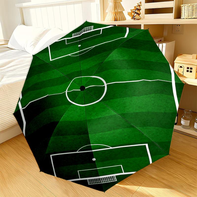 Basketball On Fire And Ice Umbrella 8-Frame for Travel, Camping, Casual Lightweight Portable Umbrella, Essential for Every Family Holidays Gift