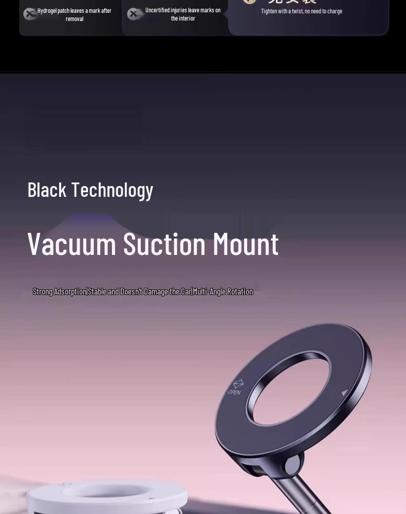 Magnetic Magsafe Phone Holder: Universal Car, Bathroom & Desktop Use