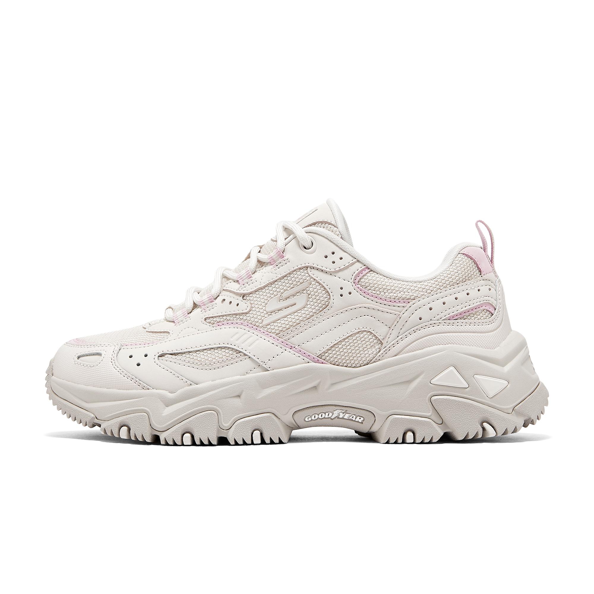 Skechers DLites Hiker Comfortable Versatile Durable Low-Top Dad Shoes Women sneaker Pink 180134-PKMT 39
