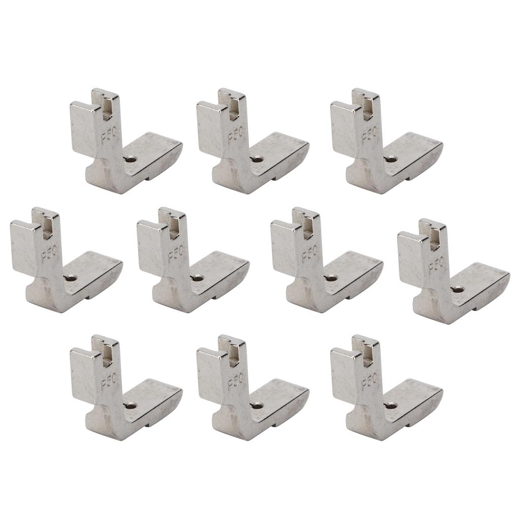 10 Stück Kräuselfuß Edelstahl Universal Industrie-Nähmaschinen Zubehör