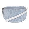 Diesel Fashion Casual Versatile Logo Decorated Cotton And Leather Crossbody Waist Bag Women Bags Blue X08708P5142H0918