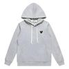 Chuan Jiu 2024 A/W Heart Hoodie: Unisex Stand Collar Zipper Pullover with Drawstring Hood