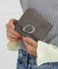 Altro Rose Gray Tri-fold Wallet for Women, Slim, Compact, Foldable, Easy To Use, Genuine Leather Look, Simple Design, Includes Coin Purse, Mini,